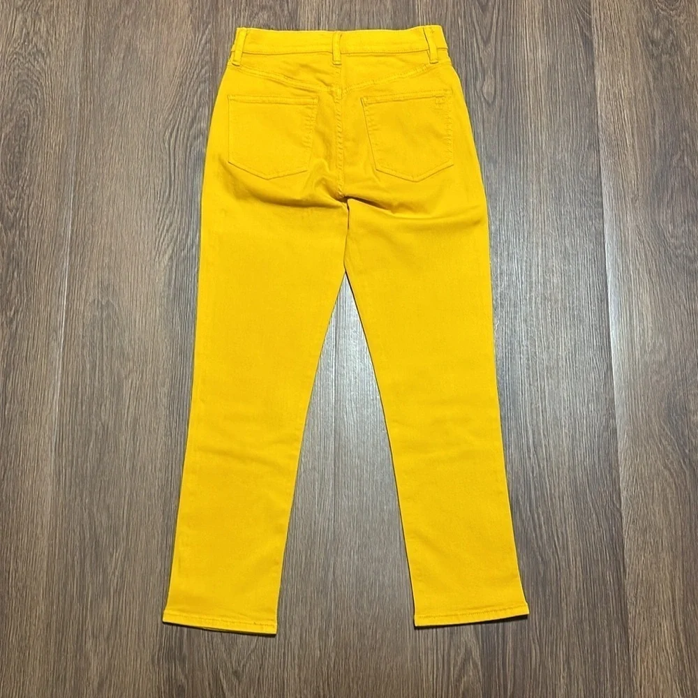 🔥🔥🔥Tory Burch Yellow Skinny Jeans Vibrant Style Size: 27🔥🔥🔥